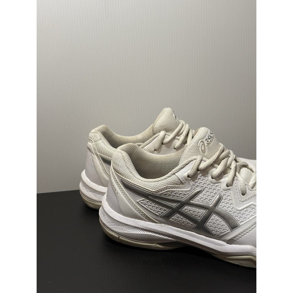 ASICS Women’s Gel Dedicate 8 All Wht Size 9 - Picture 3 of 8